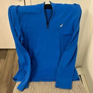 Nautica Blue Men’s quarter zip pullover size M